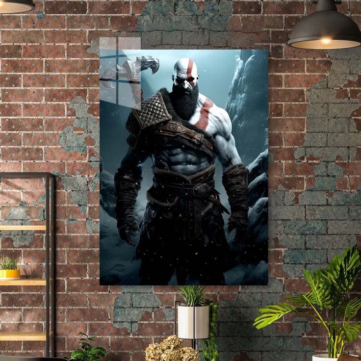 Kratos from God of War-designed by @Fluency Room