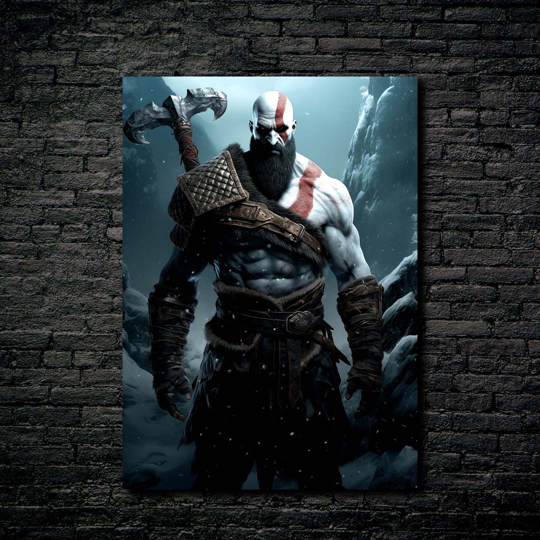 Kratos from God of War-designed by @Fluency Room