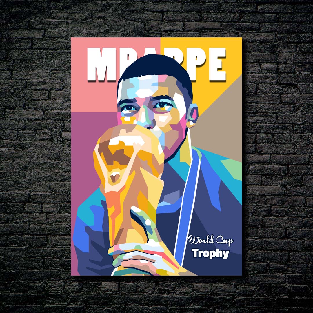 Kylian Mbappe WPAP-designed by @V Styler