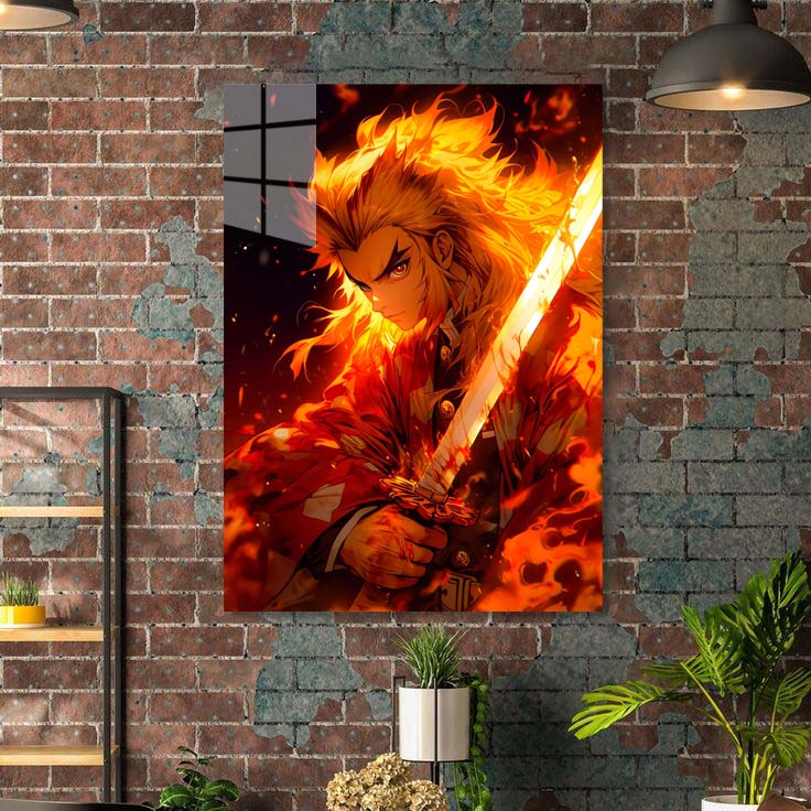 Kyojuro Rengoku - Flames -designed by @EosVisions