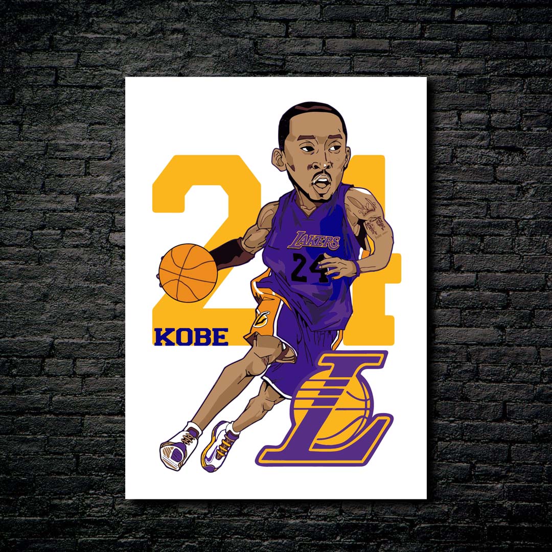 Lakers Kobe-designed by @My Kido Art
