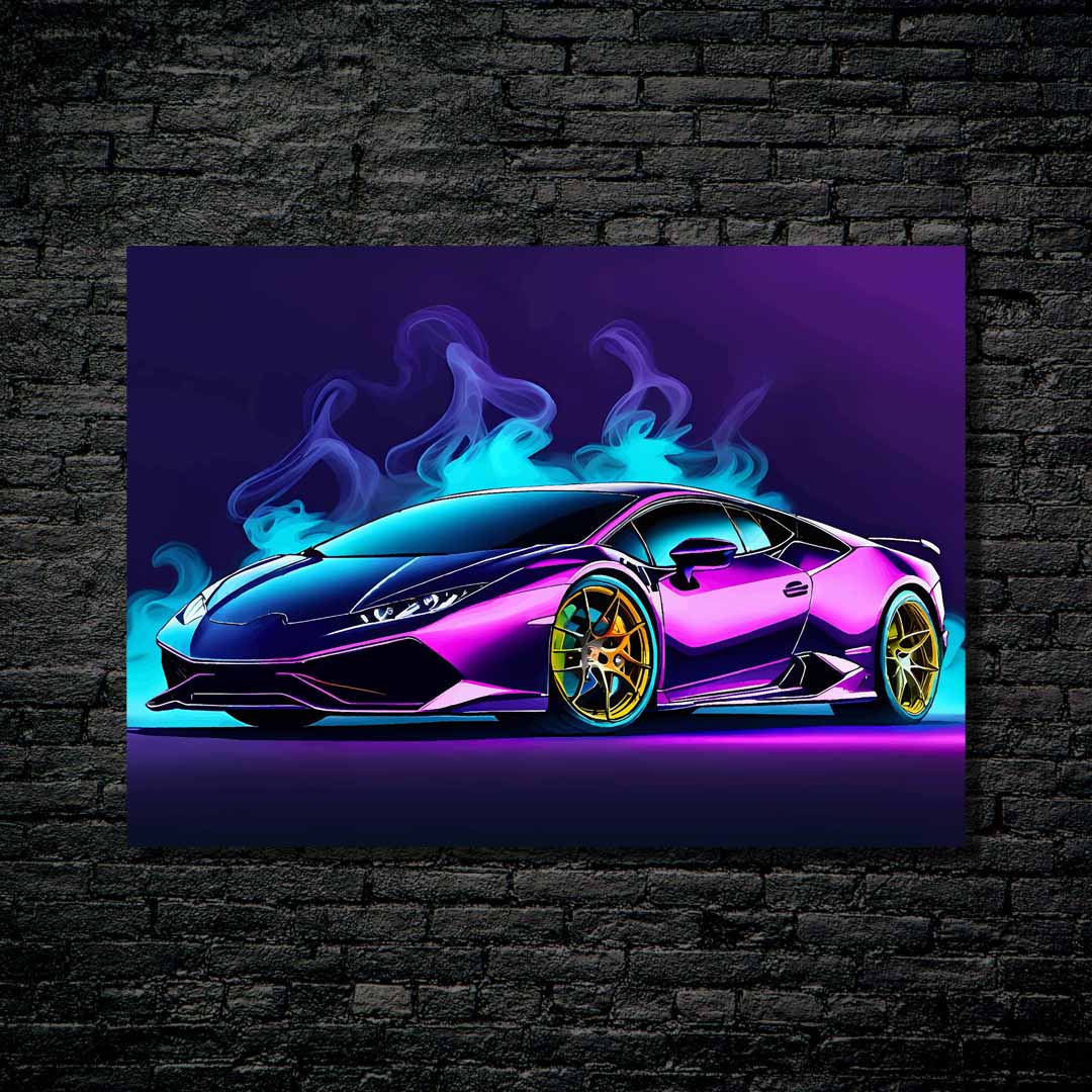 Lamborghini Neon-designed by @ALTAY