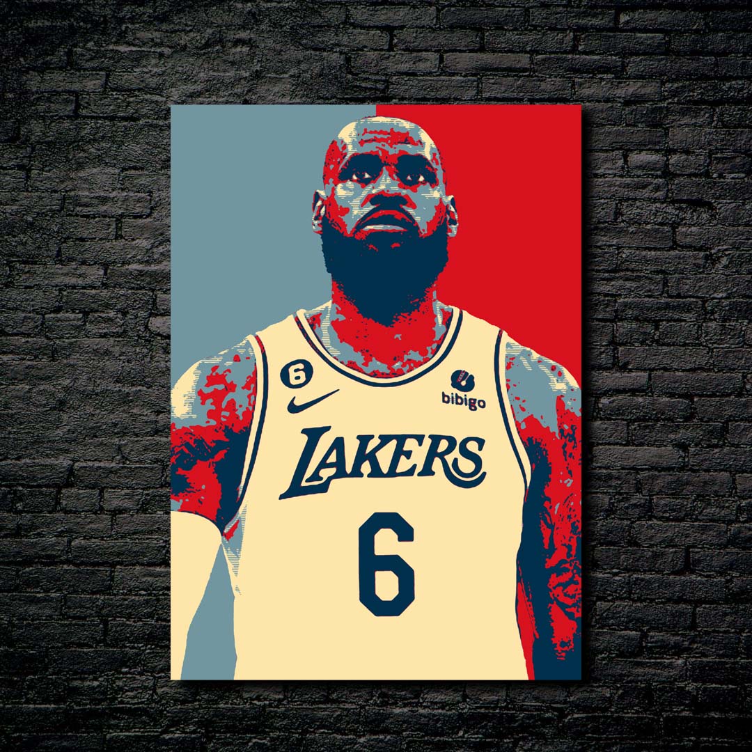 Lebron James Hope Style-designed by @My Kido Art