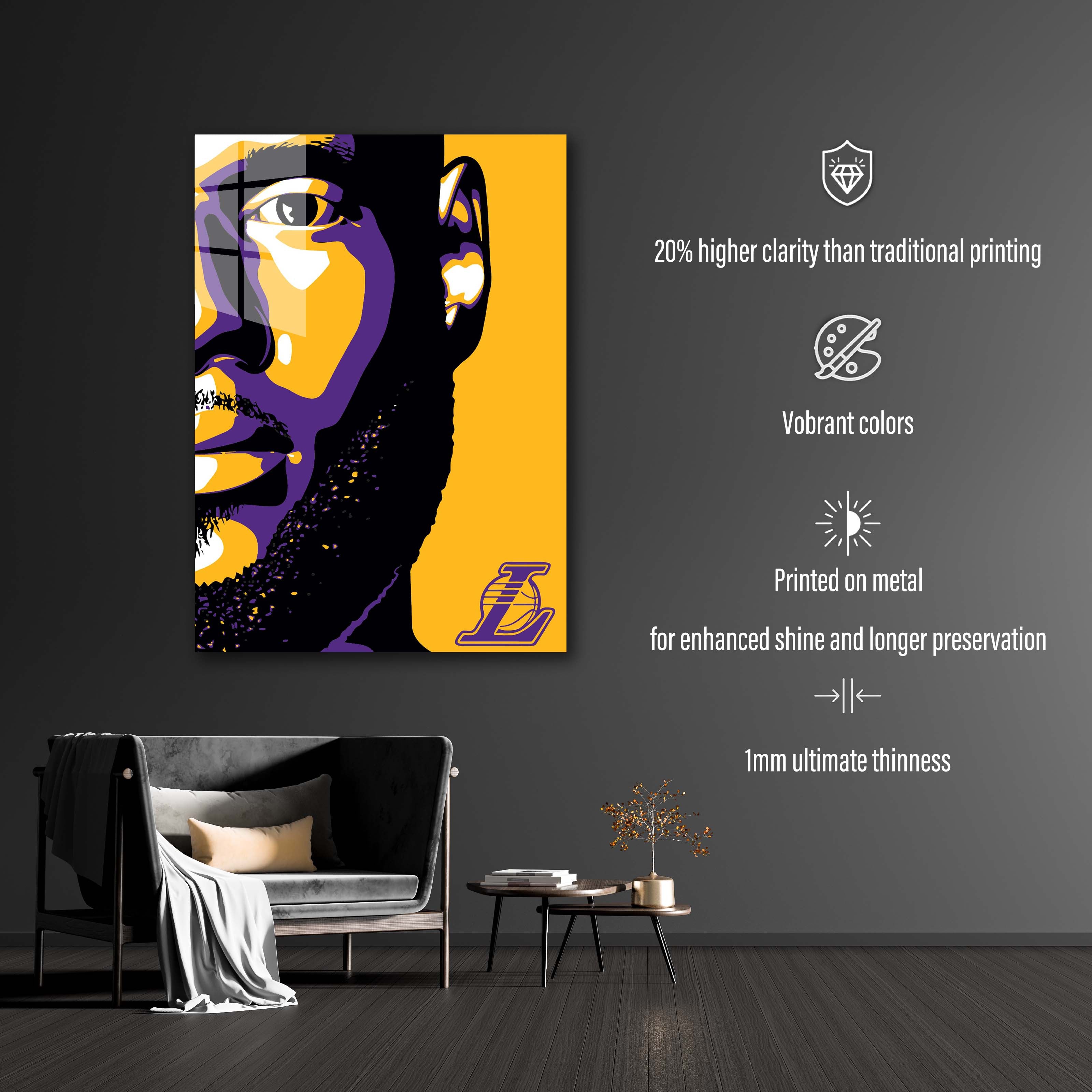 Lebron James Lakers-designed by @My Kido Art