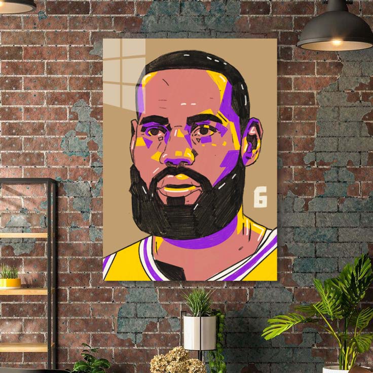 Lebron James-designed by @My Kido Art
