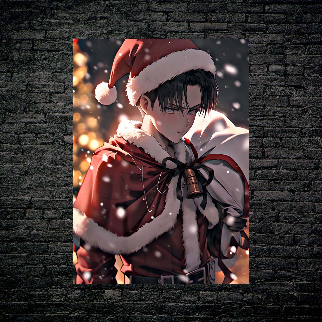 Levi Ackerman Christmas theme from AOT-designed by @Vid_M@tion