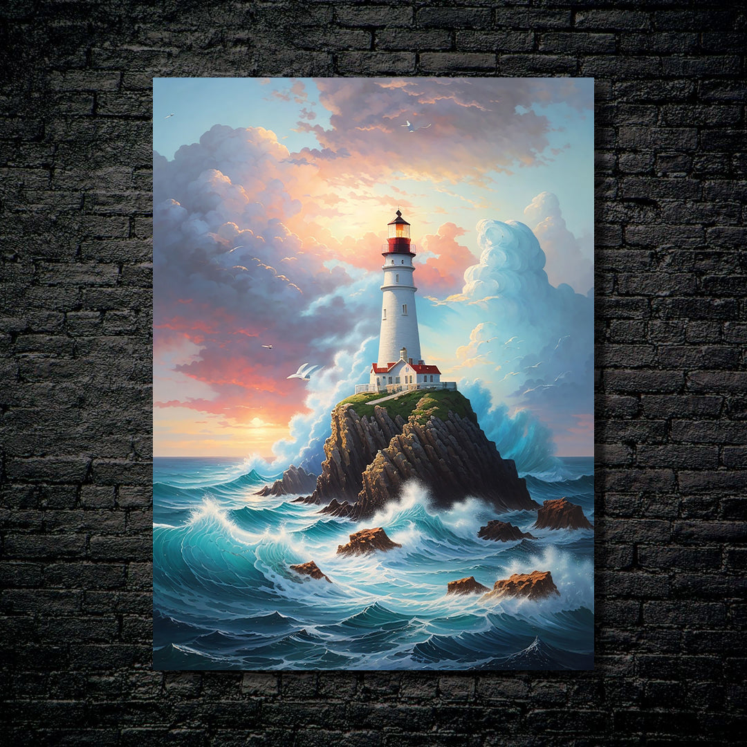 Lighthouse-Artwork by @AungKhantNaing