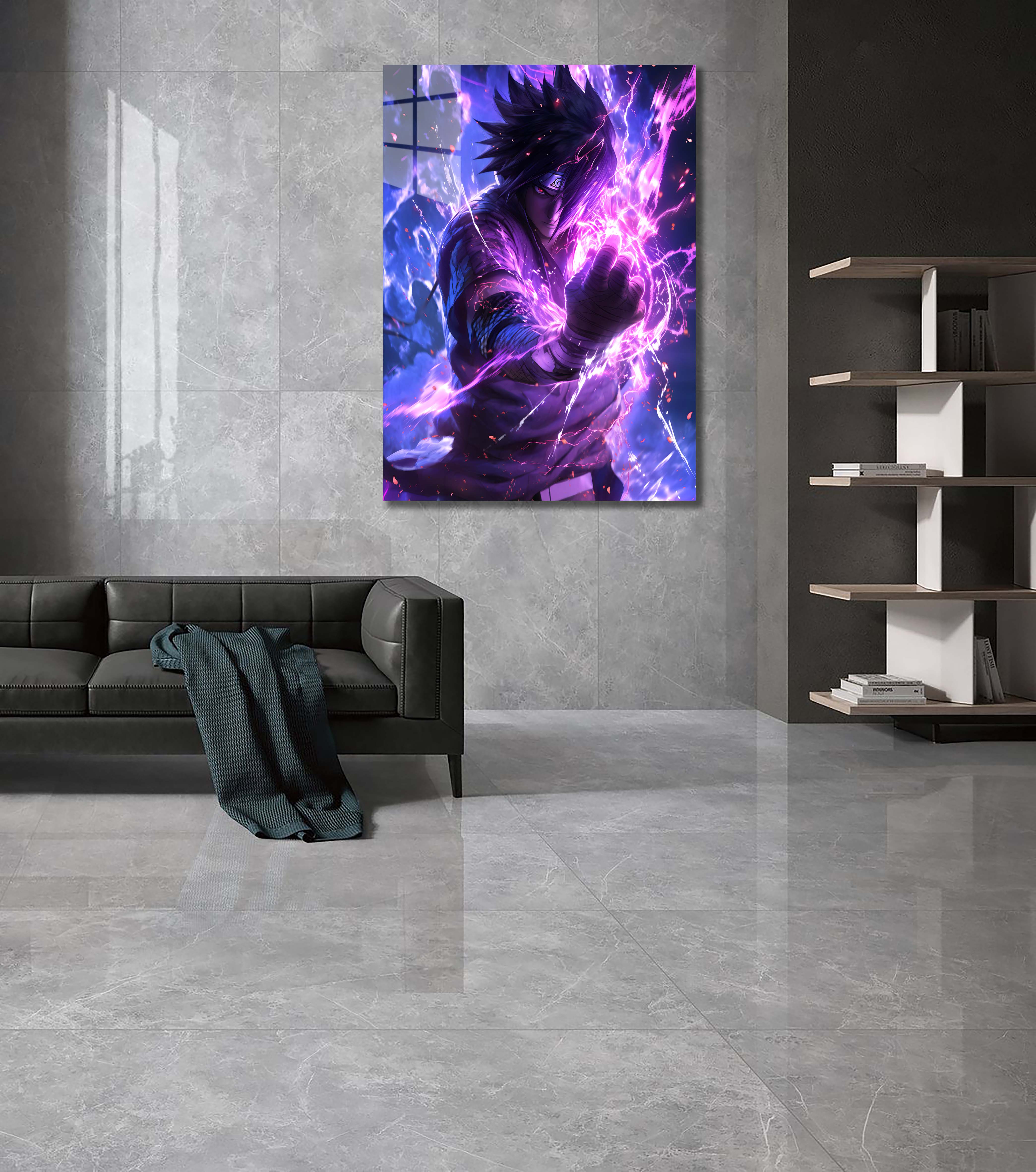 Lightning Purple Sasuke-designed by @Ai_inkdreams