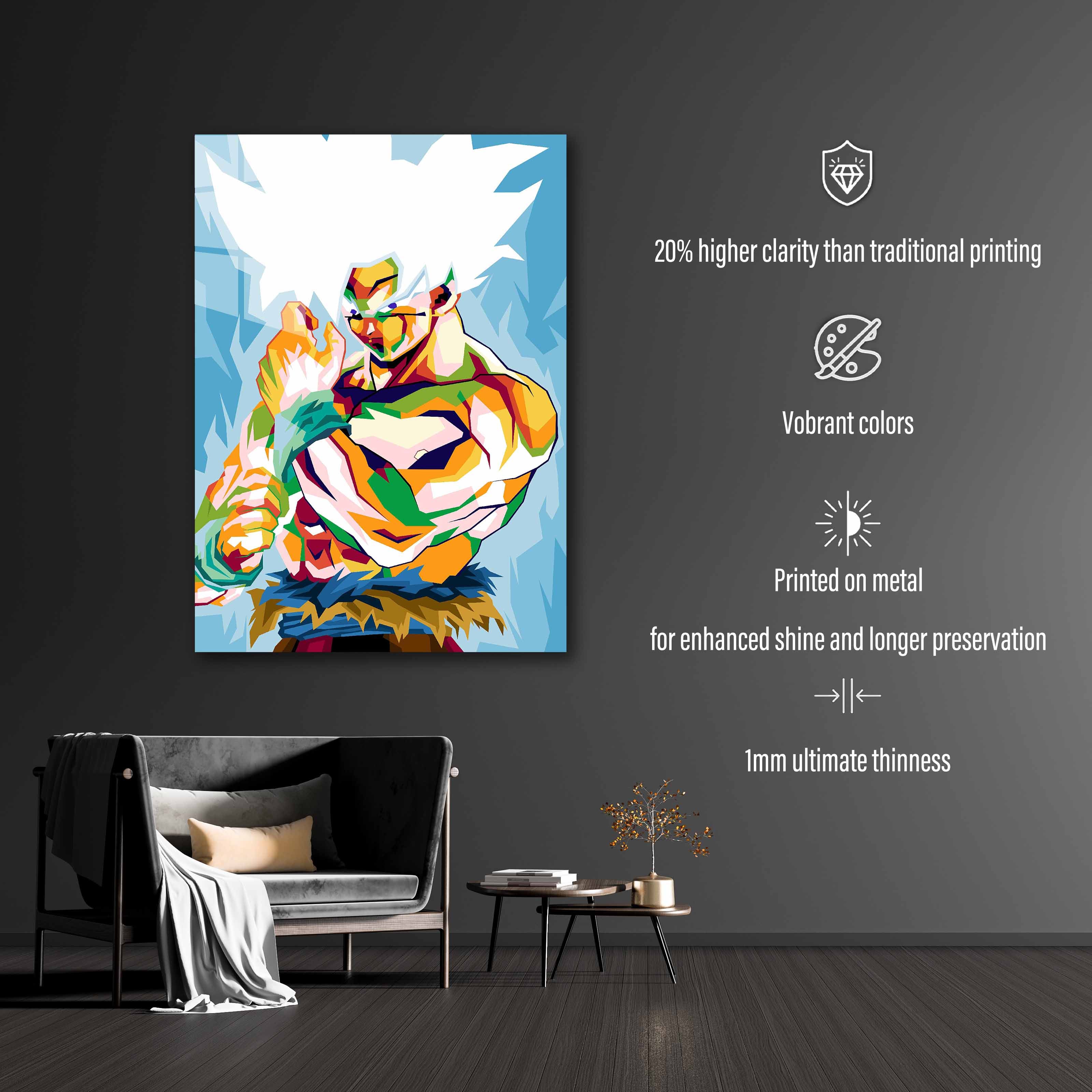 Limited edition anime dragonball in amazing wpap pop art-designed by @Amirudin kosong enam