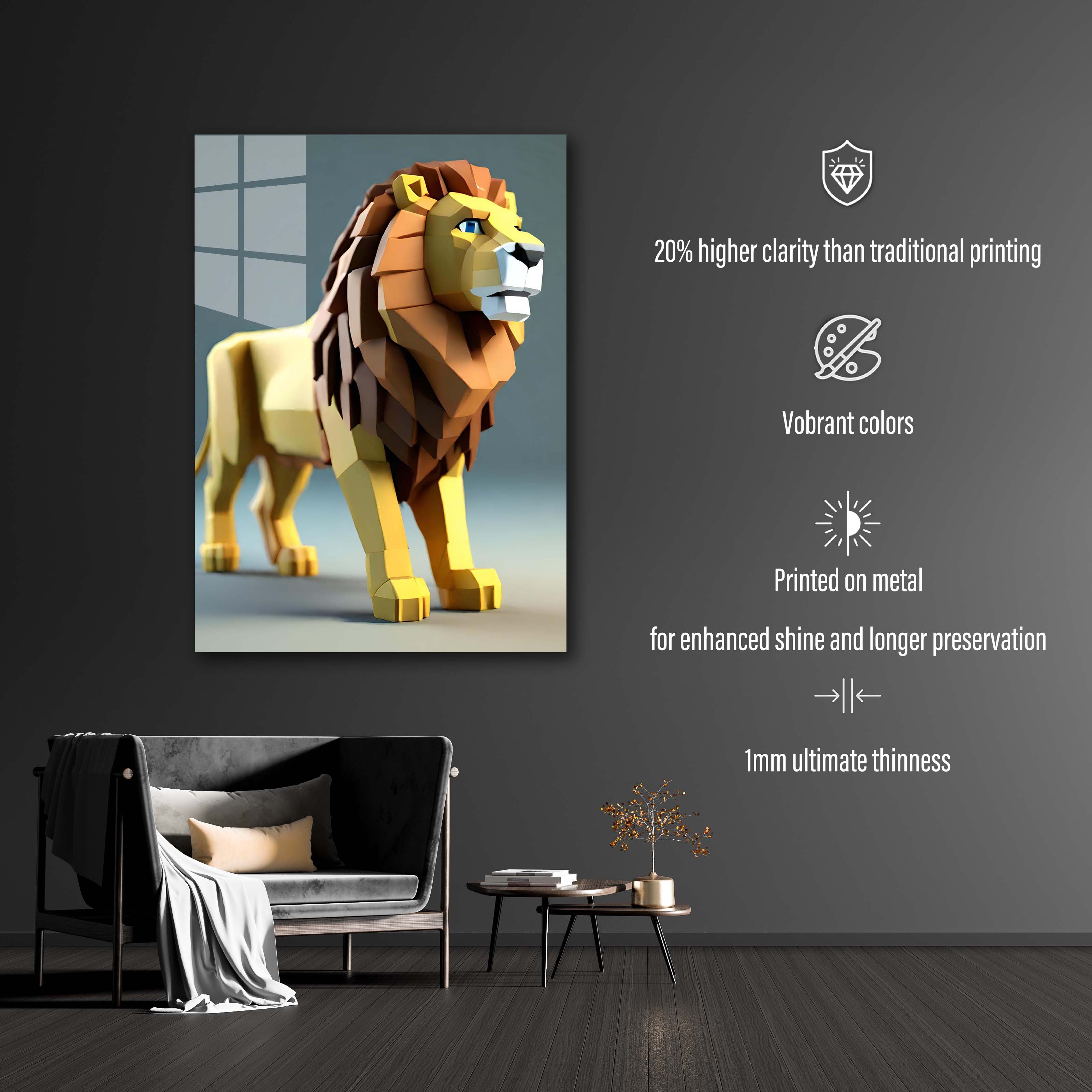 Lion 3D-designed by @DynCreative