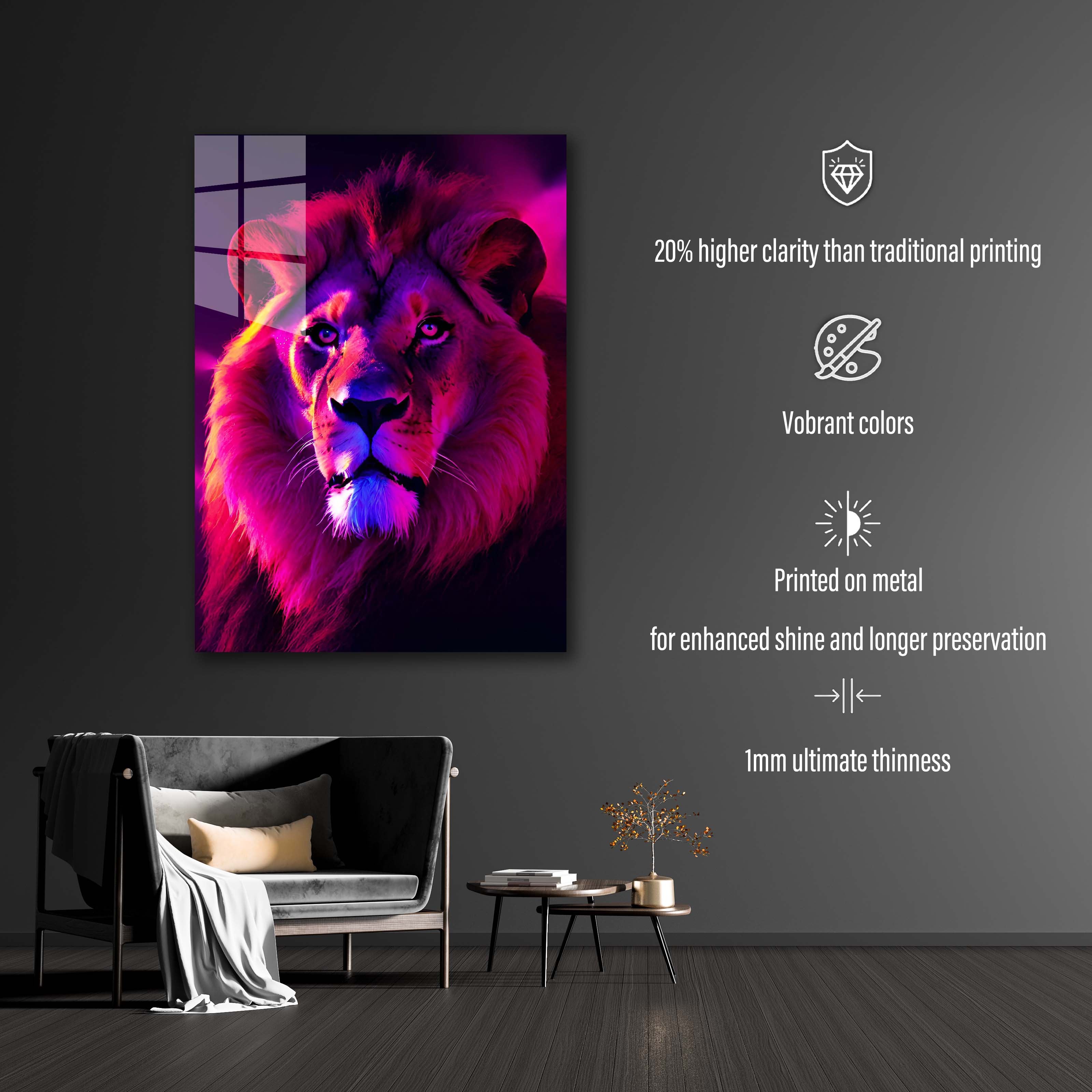 Lion King Of Jungle-designed by @DynCreative