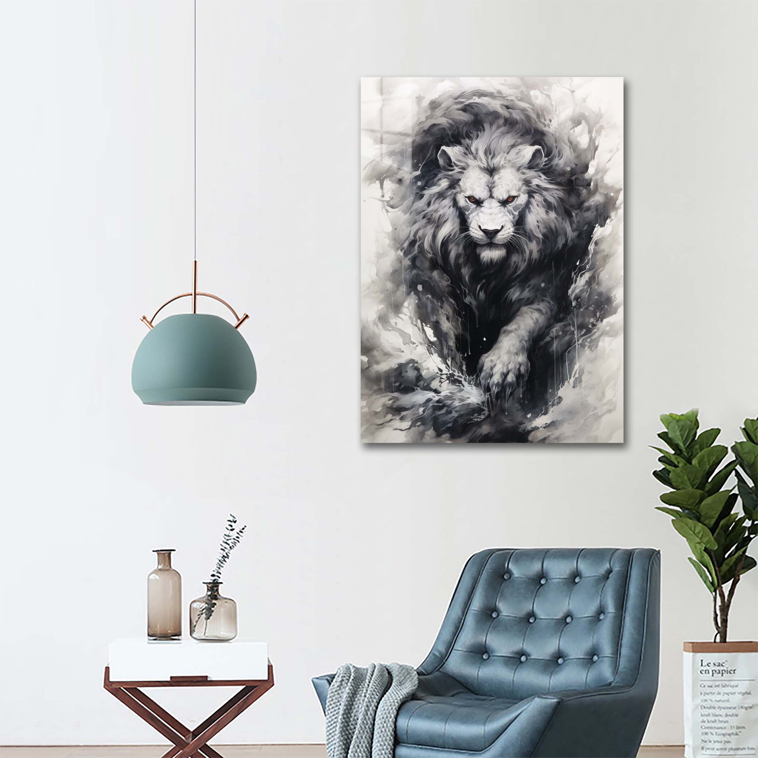 Lion King black white -designed by @Pus Meong art