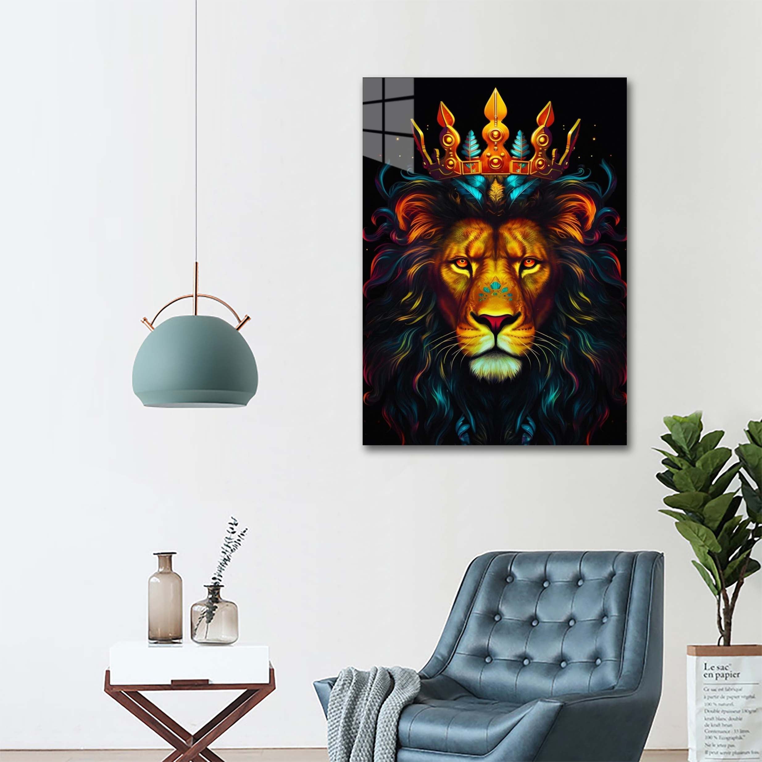 Lion animal -designed by @Pus Meong art