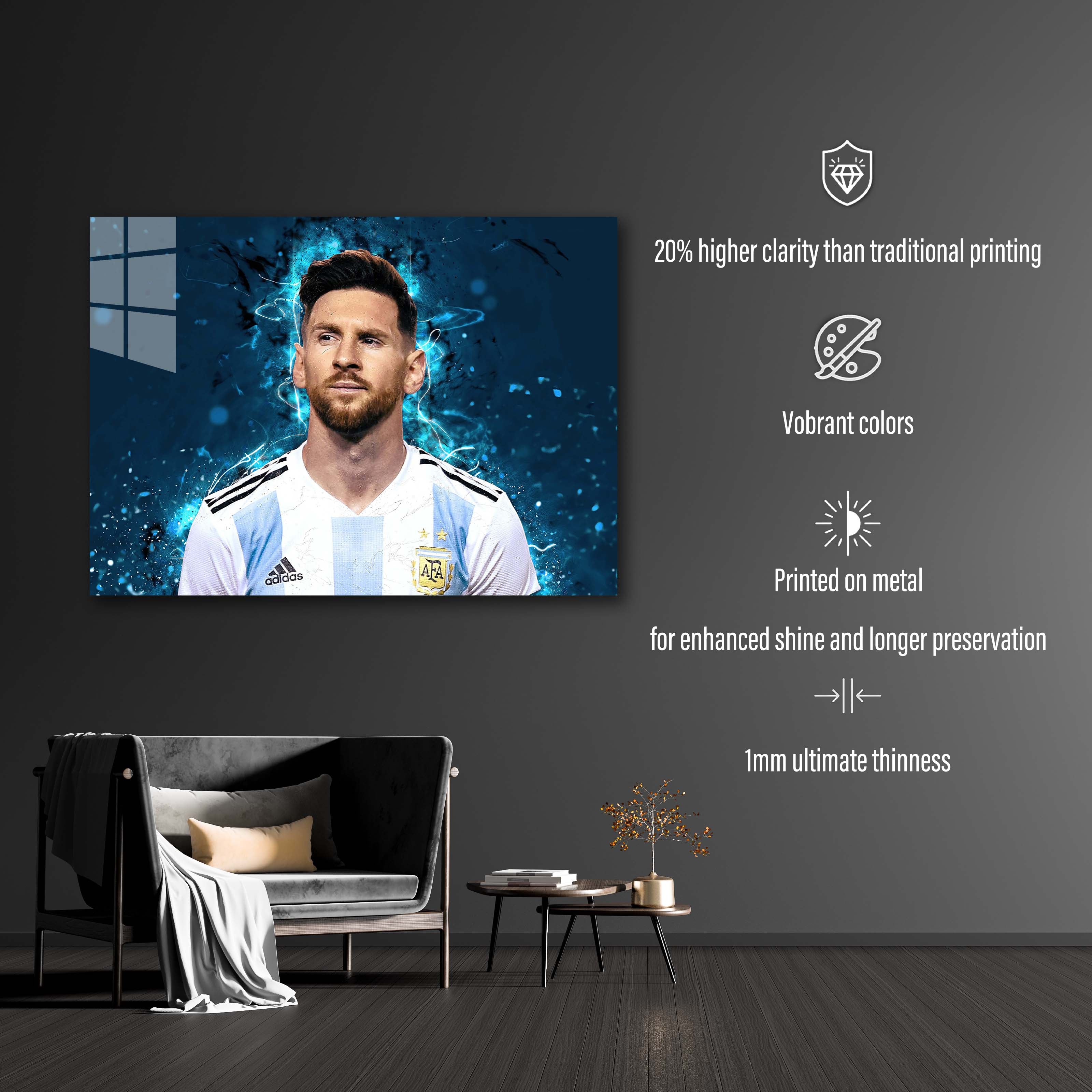 Lionel Messi Argentina-designed by @DynCreative