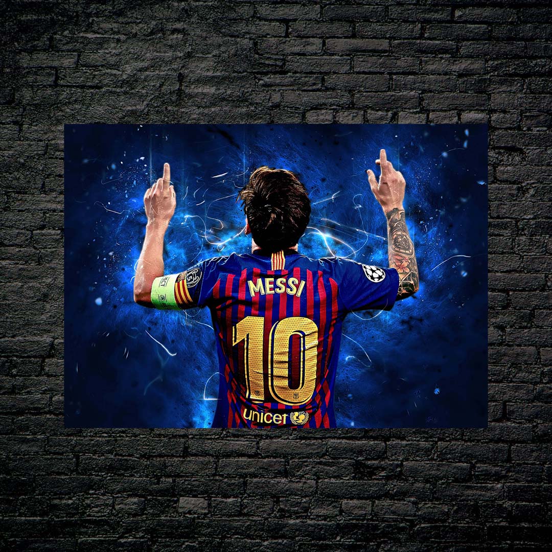 Lionel Messi Barcelona-designed by @DynCreative