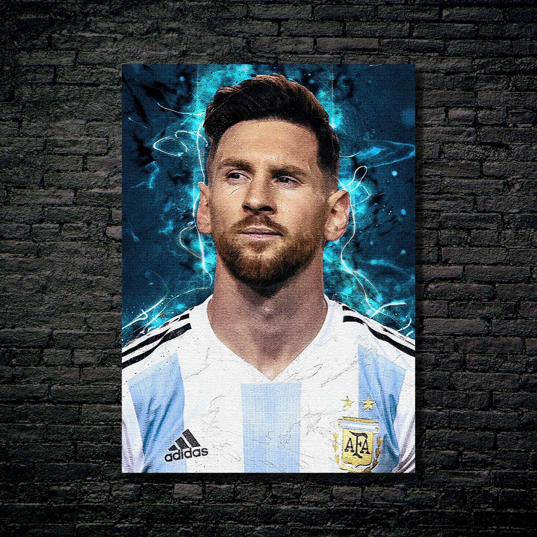 Lionel Messi Goat Argentina -designed by @DynCreative