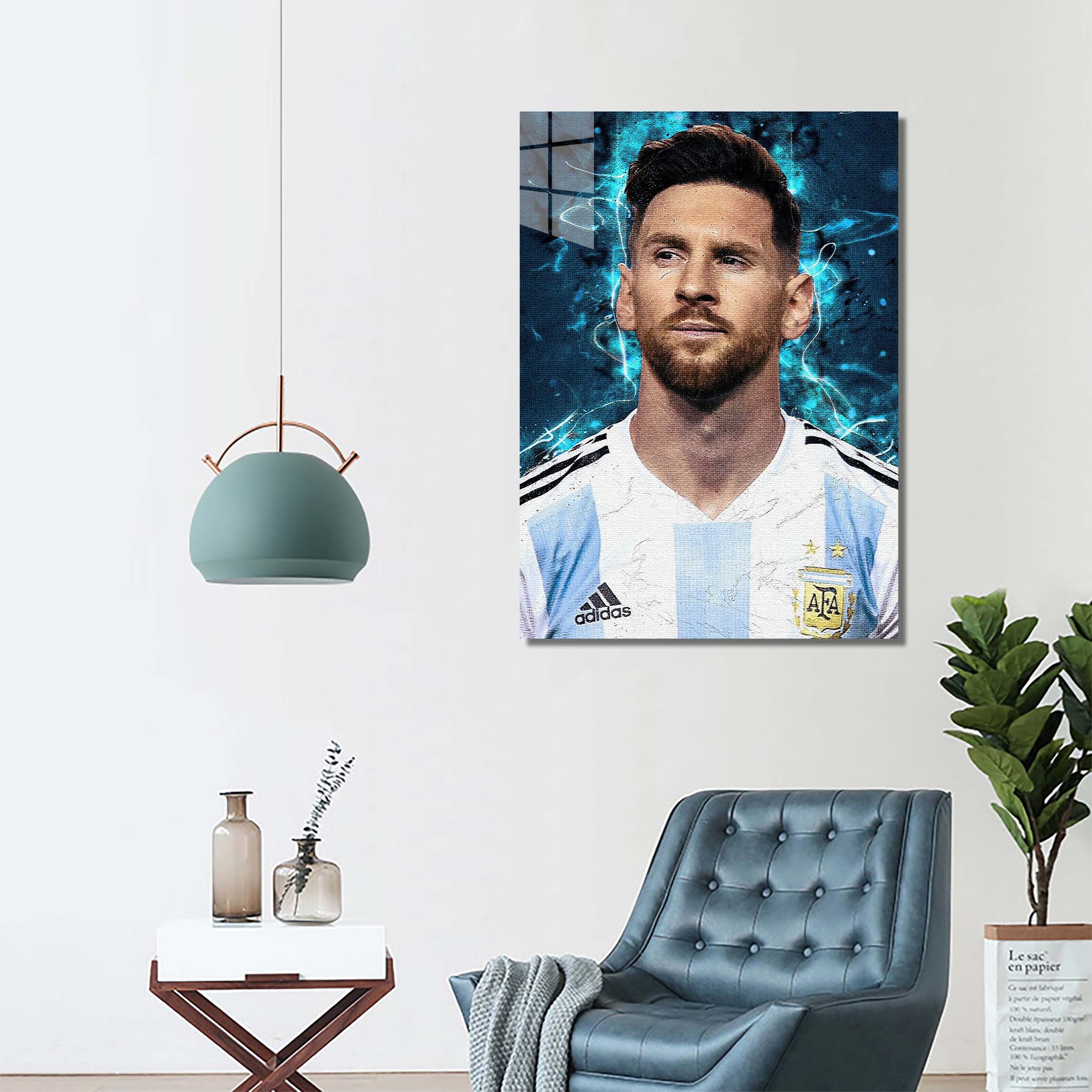Lionel Messi Goat Argentina -designed by @DynCreative