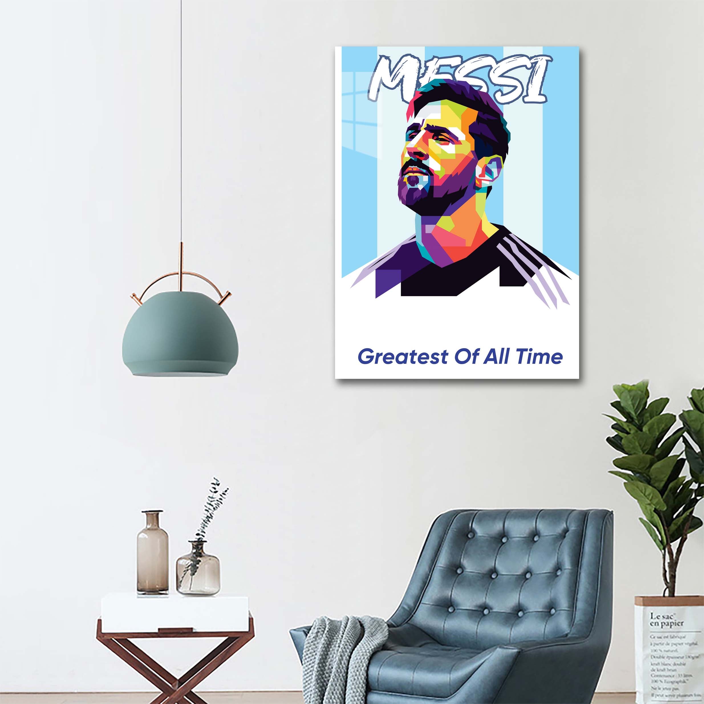Lionel Messi Goat-designed by @martincreative