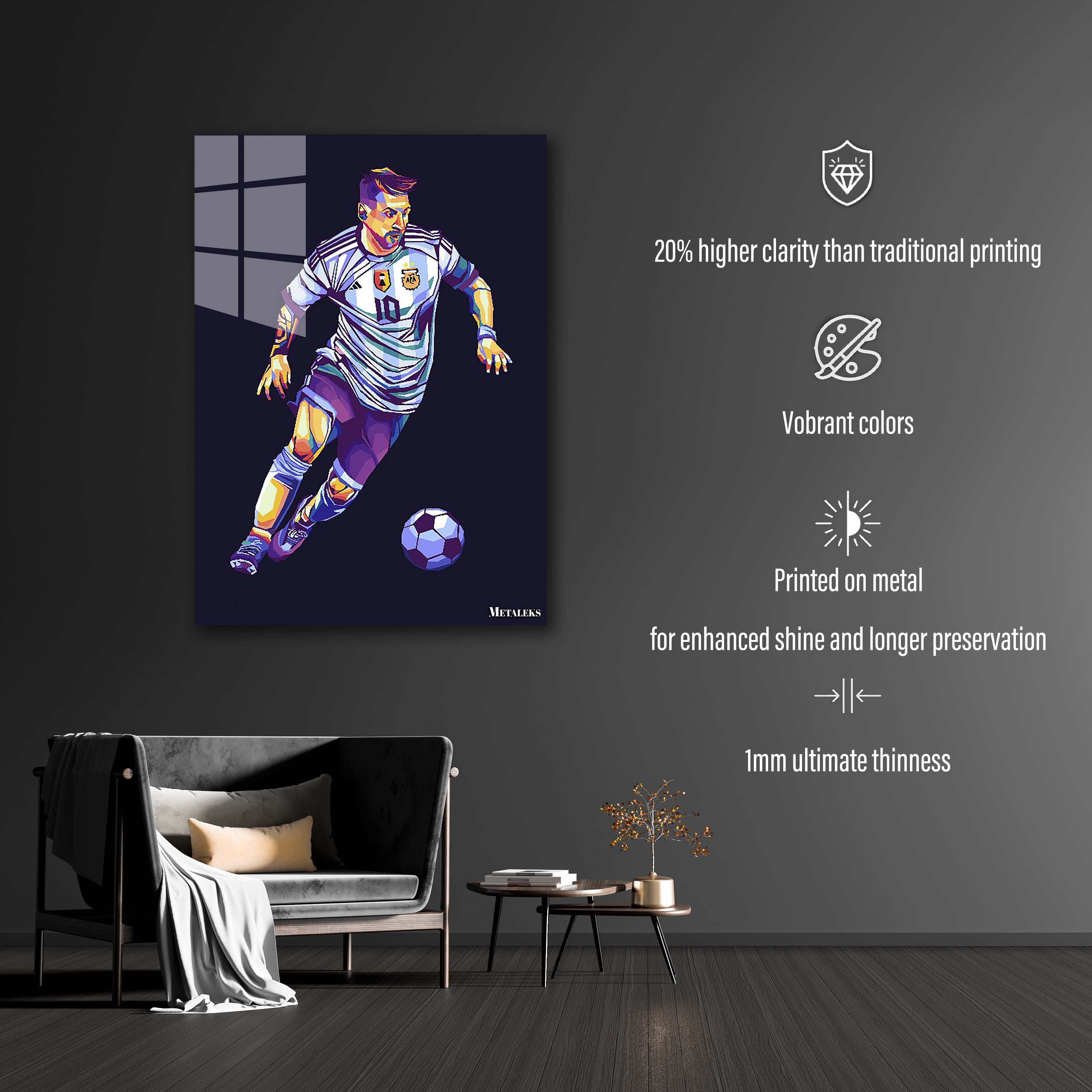 Lionel Messi In Wpap-designed by @Azlan Xavier