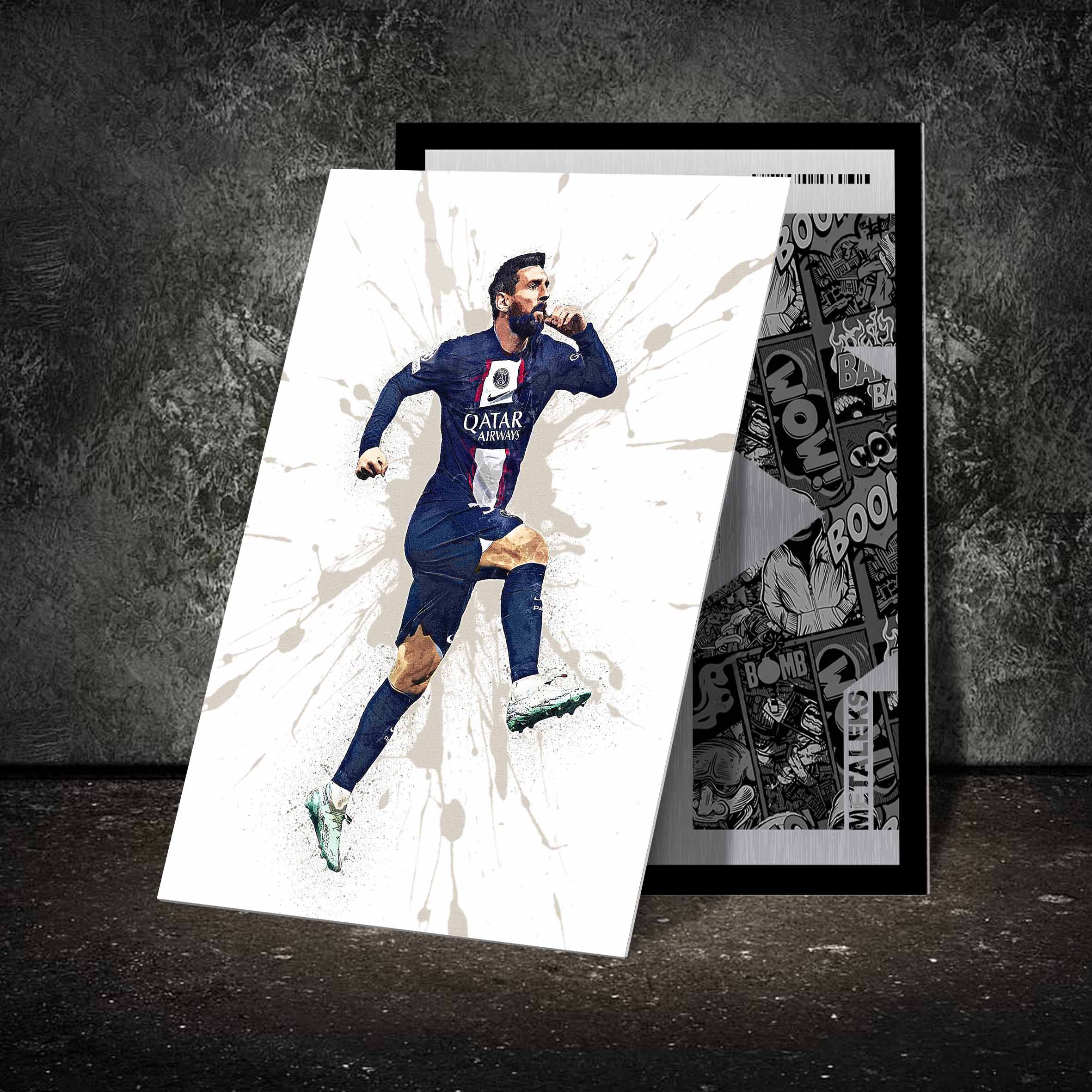 Lionel Messi PSG poster