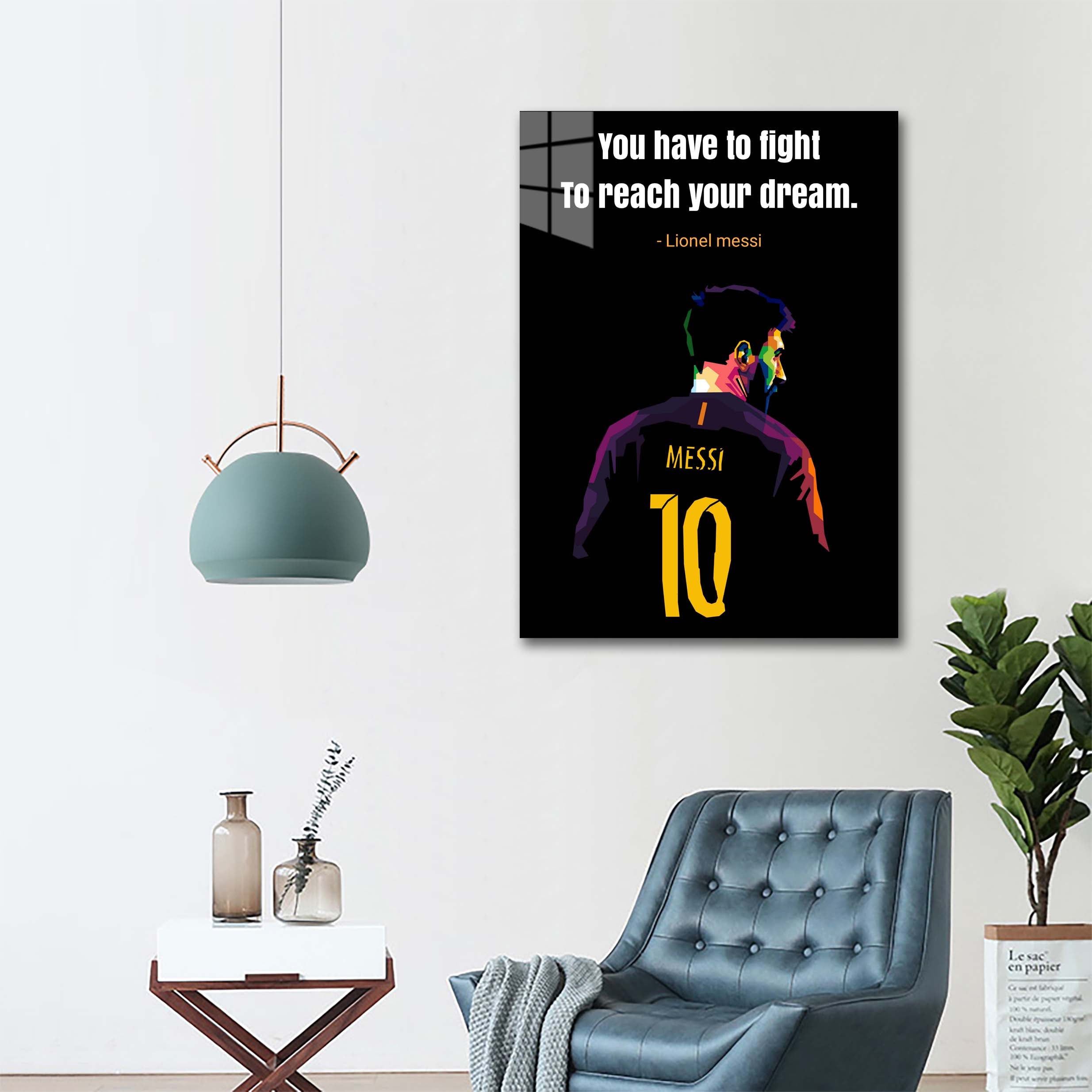Lionel Messi Quotes Motivation-designed by @Pus Meong art