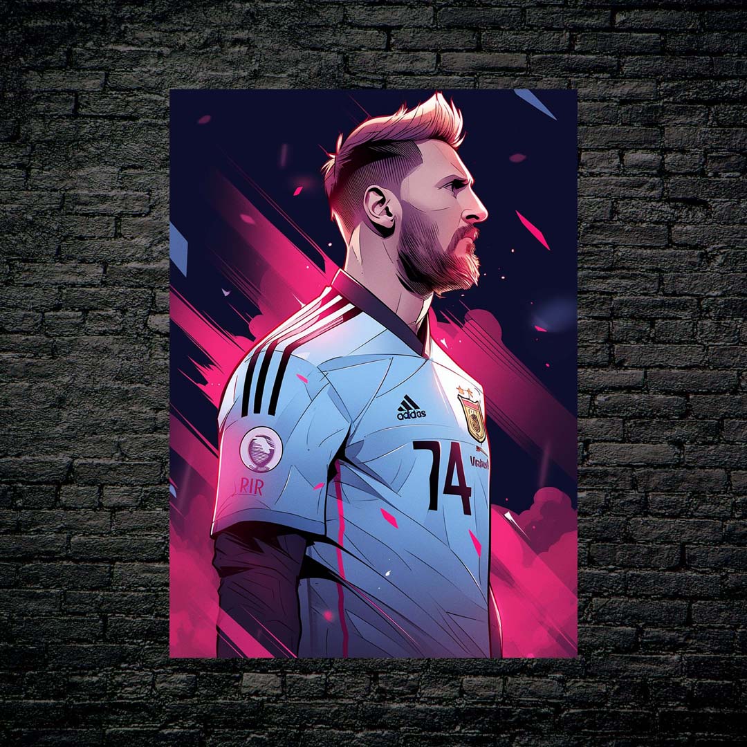 Lionel Messi-designed by @theanimecrossover
