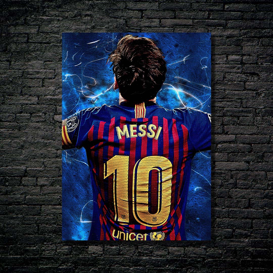 Lionel Messi barcelona art-designed by @DynCreative