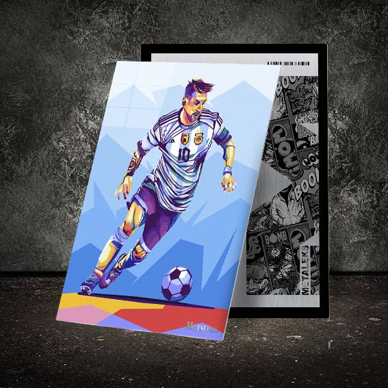 Lionel Messi Wpap Pop Art Style1