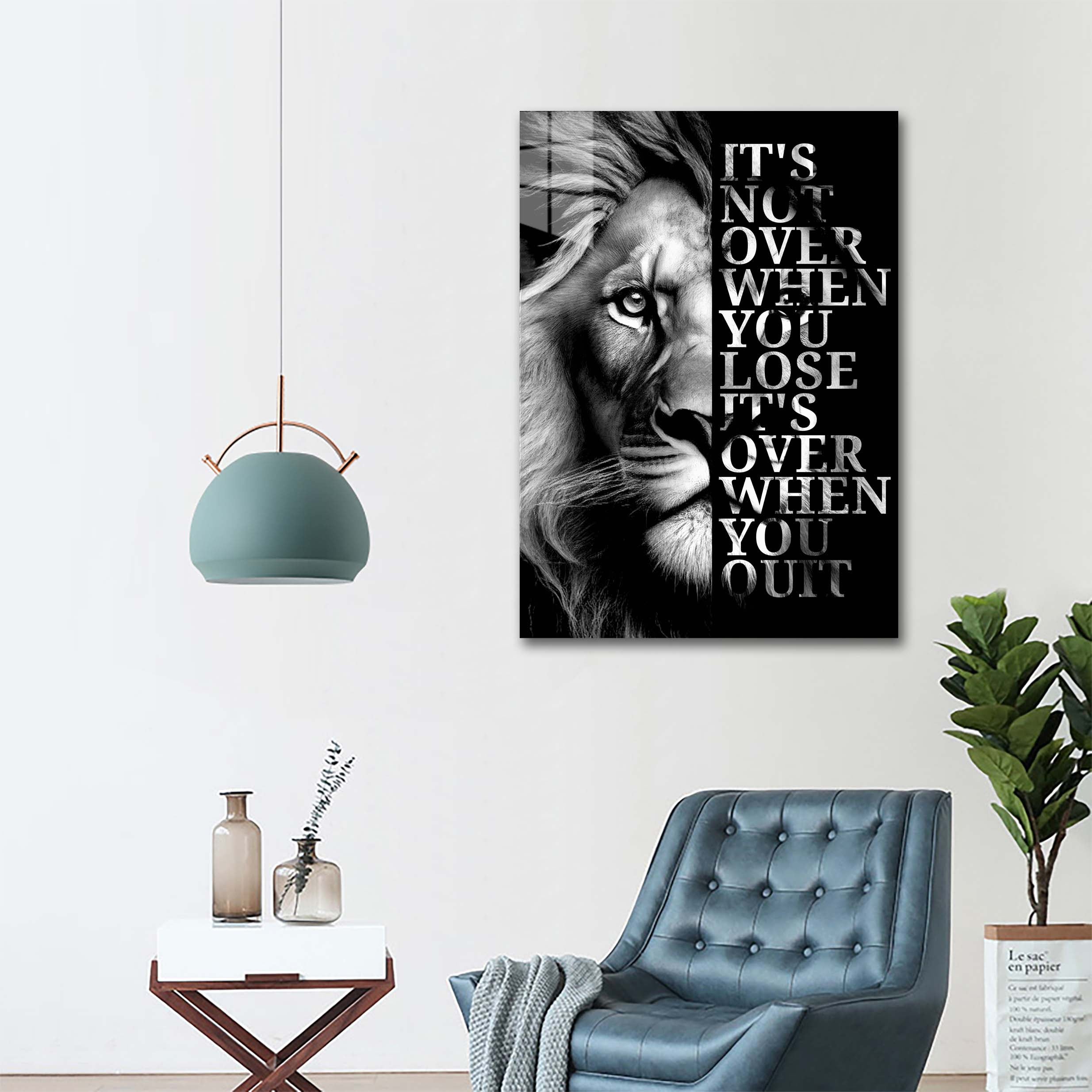 Lion quotes -designed by @Dayo Art