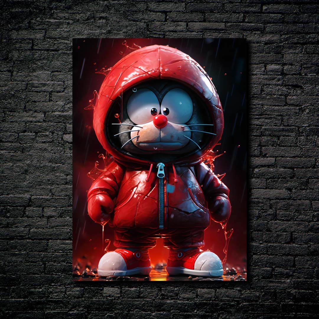 Little Red Doraemon-designed by @Ai_inkdreams