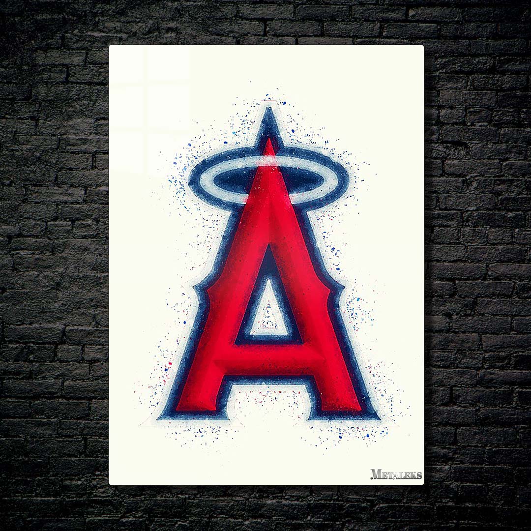 Los Angeles Angels Watercolor