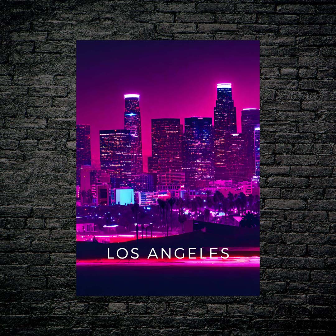 Los Angeles City-designed by @DynCreative