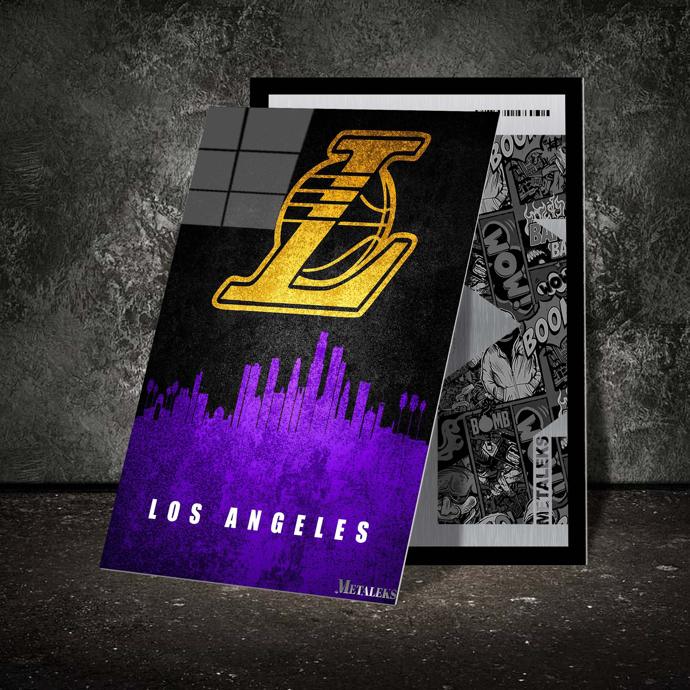 Los Angeles Lakers California State Map-designed by @Hoang Van Thuan