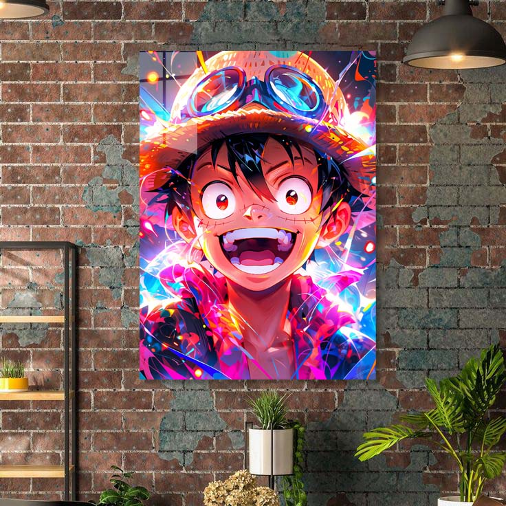 Luffy Colorful Portrait-designed by @Freiart_mjr