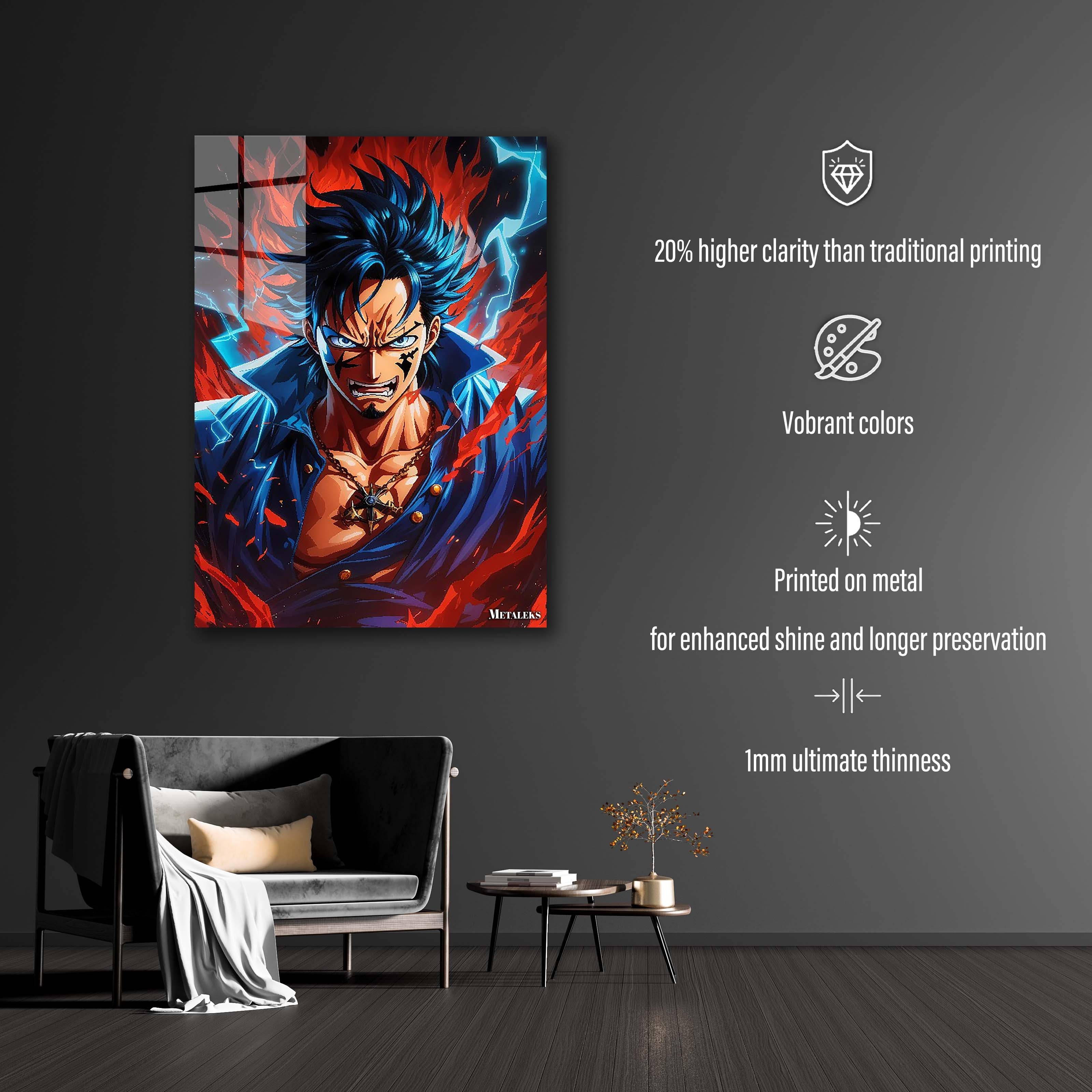 Luffy Fire-designed by @Wif Print