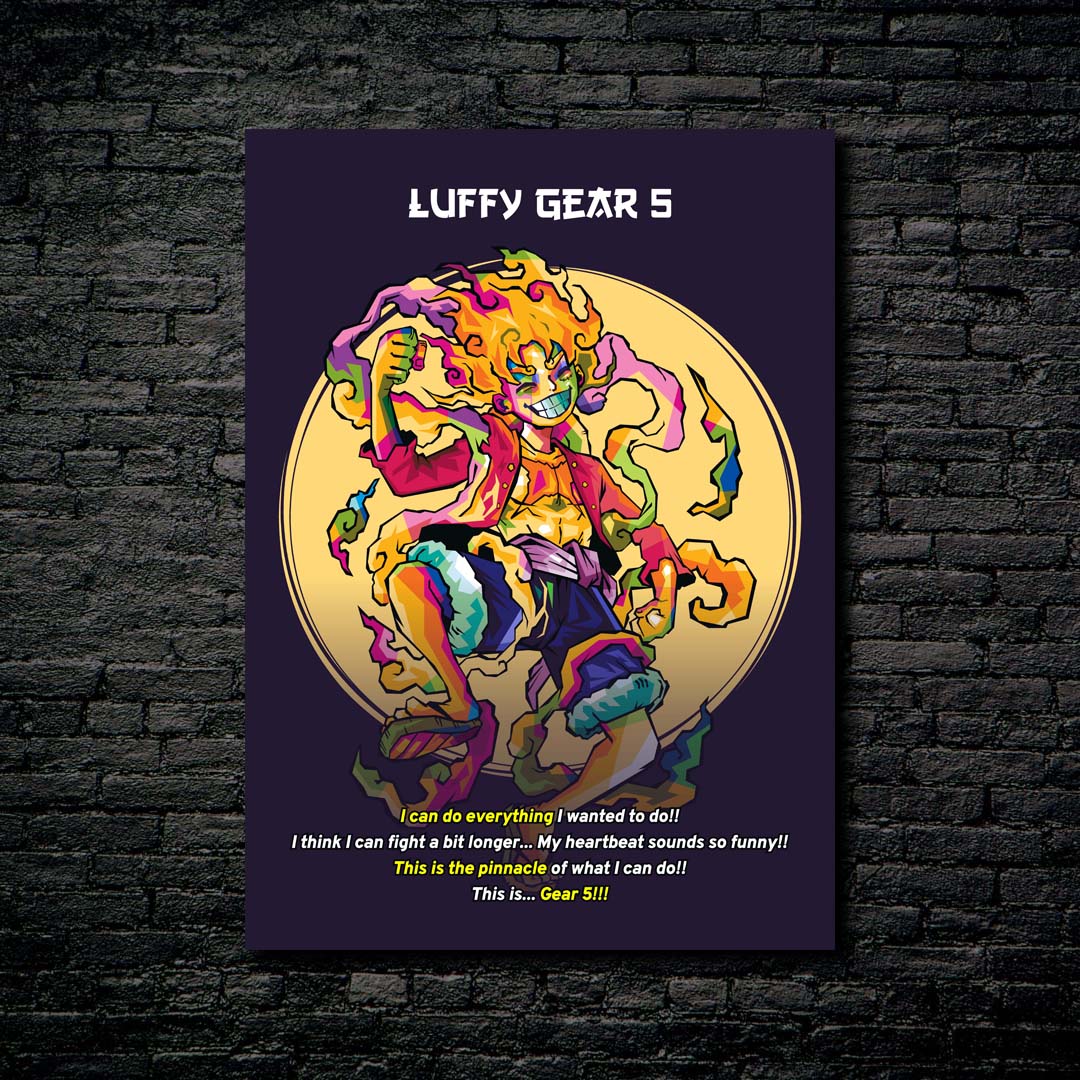 Luffy Gear 5 Quotes-designed by @Dico Graphy