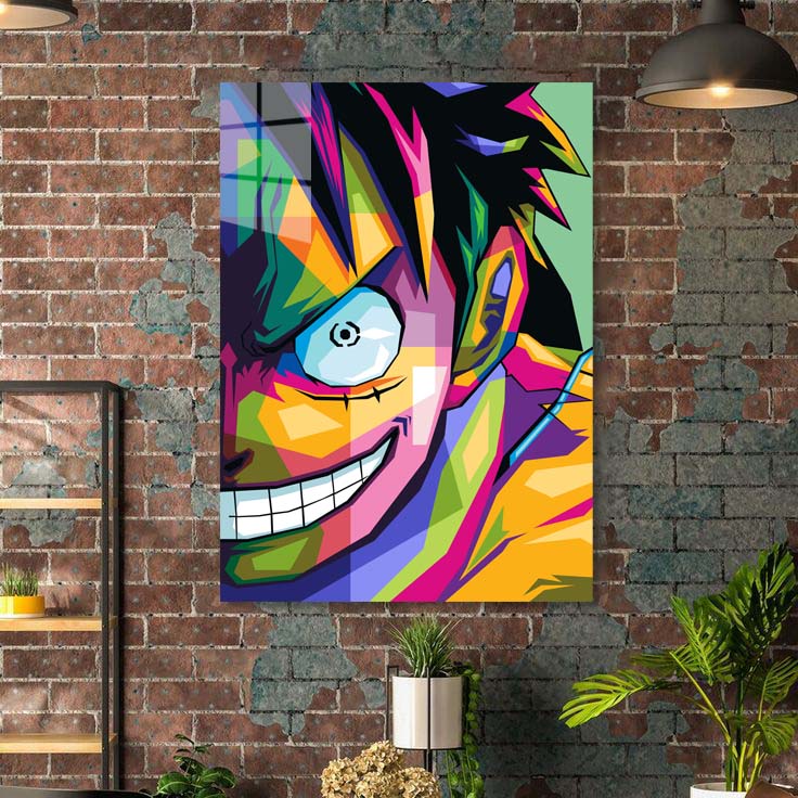 Luffy Pop Art-designed by @Dico Graphy