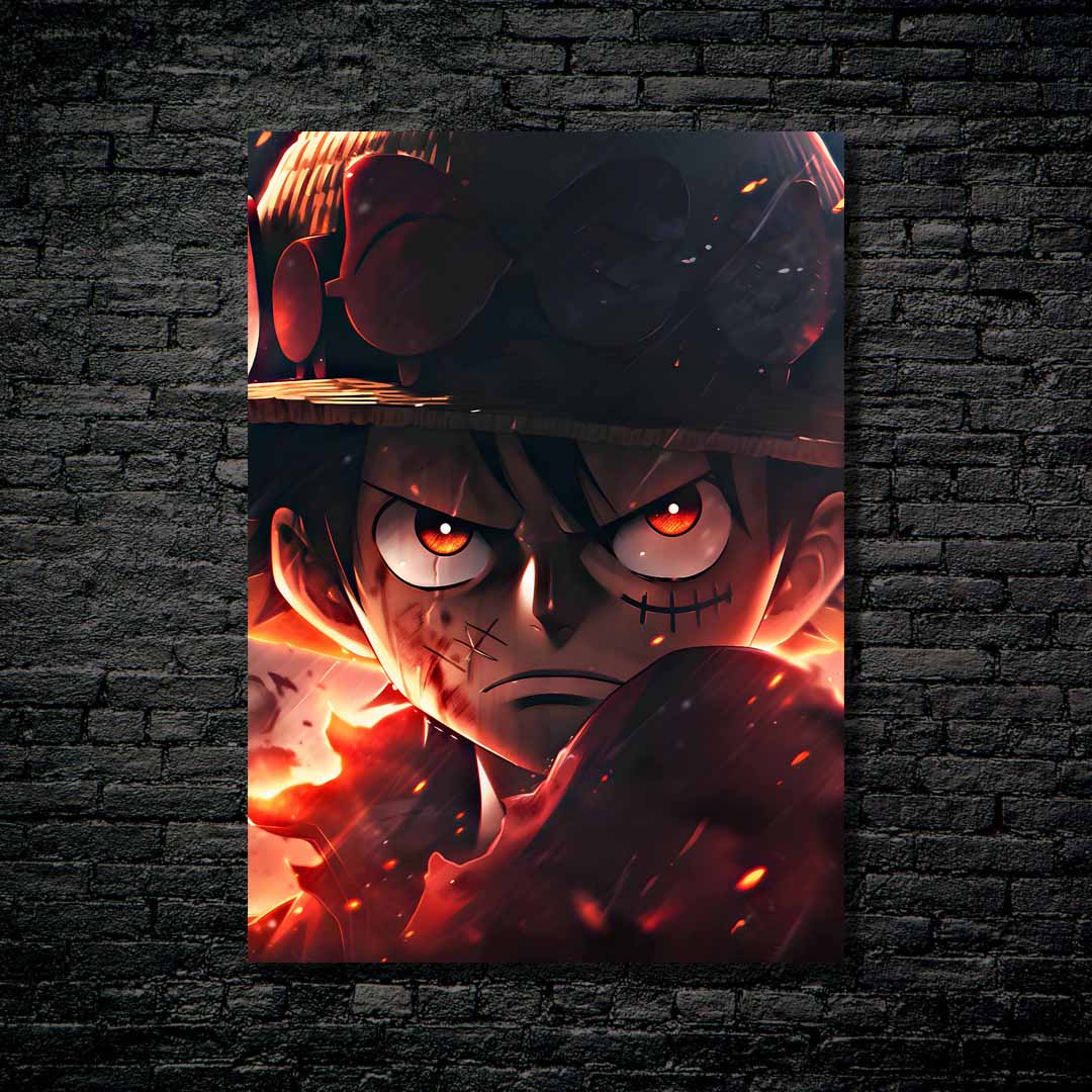 Luffy angry mode-designed by @Vid_M@tion