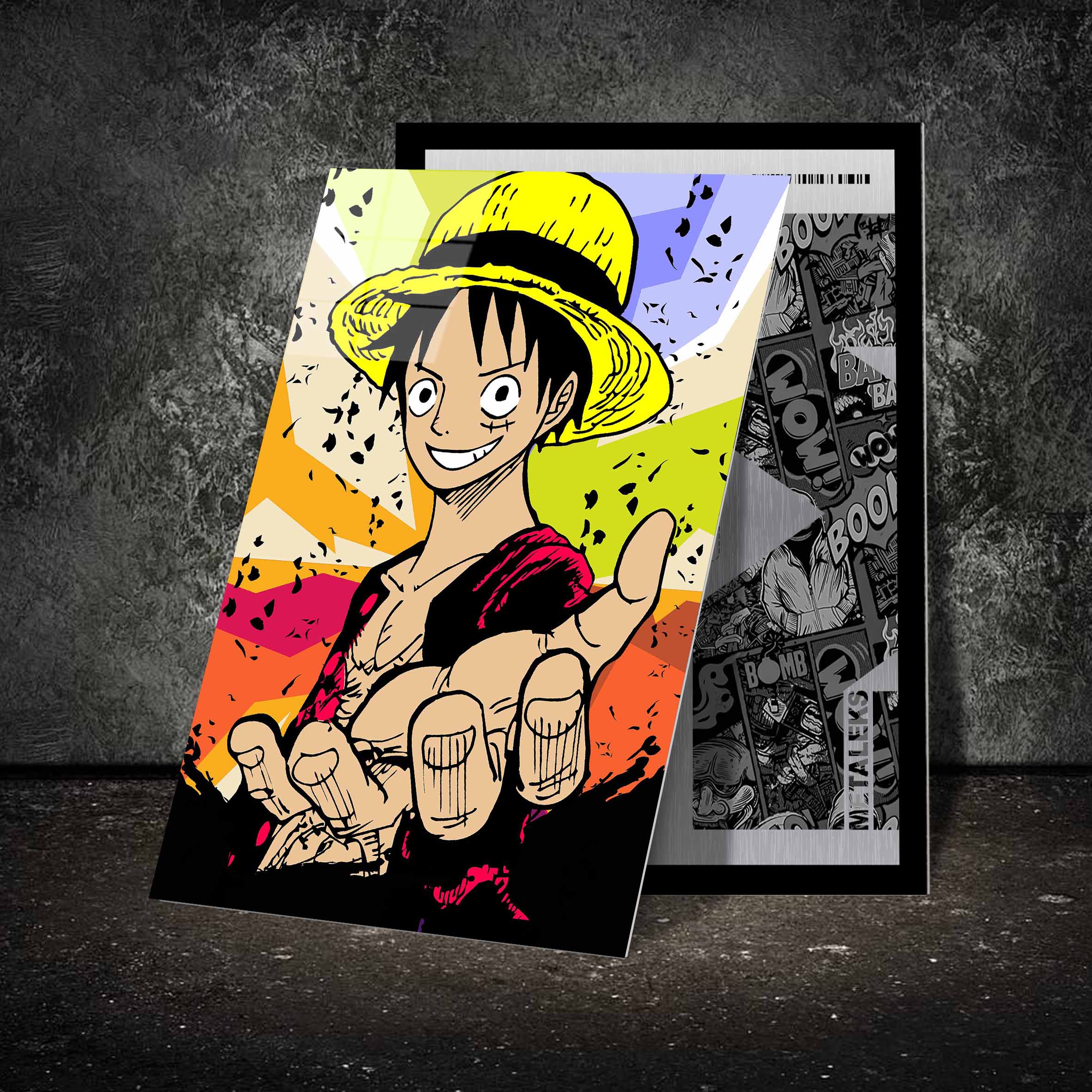 Luffy art-designed by @Doublede Design