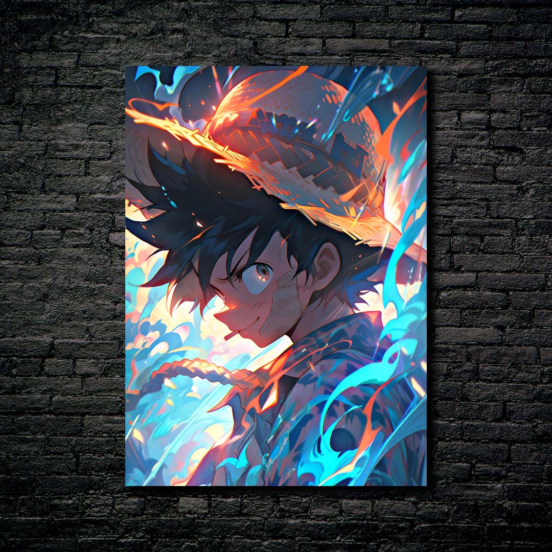 Luffy from One piece-Artwork by @Vid_M@tion