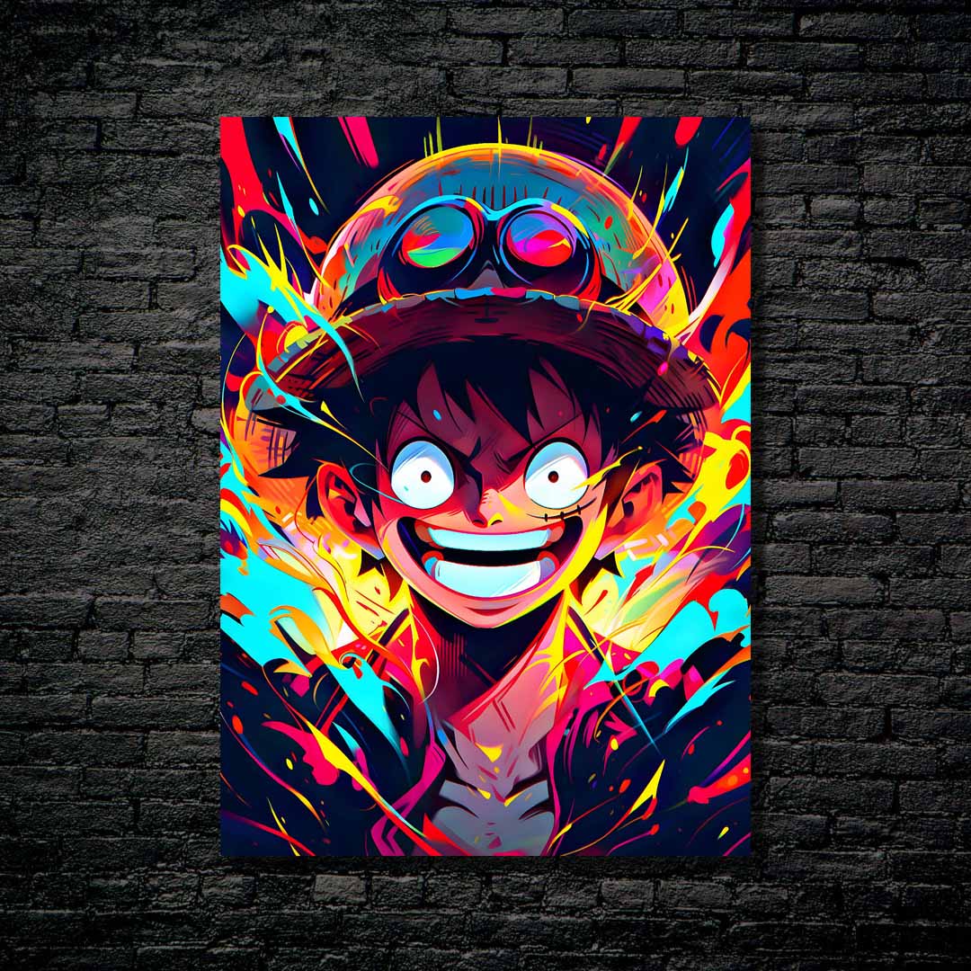 Luffy from one piece chromatic-designed by @Vid_M@tion