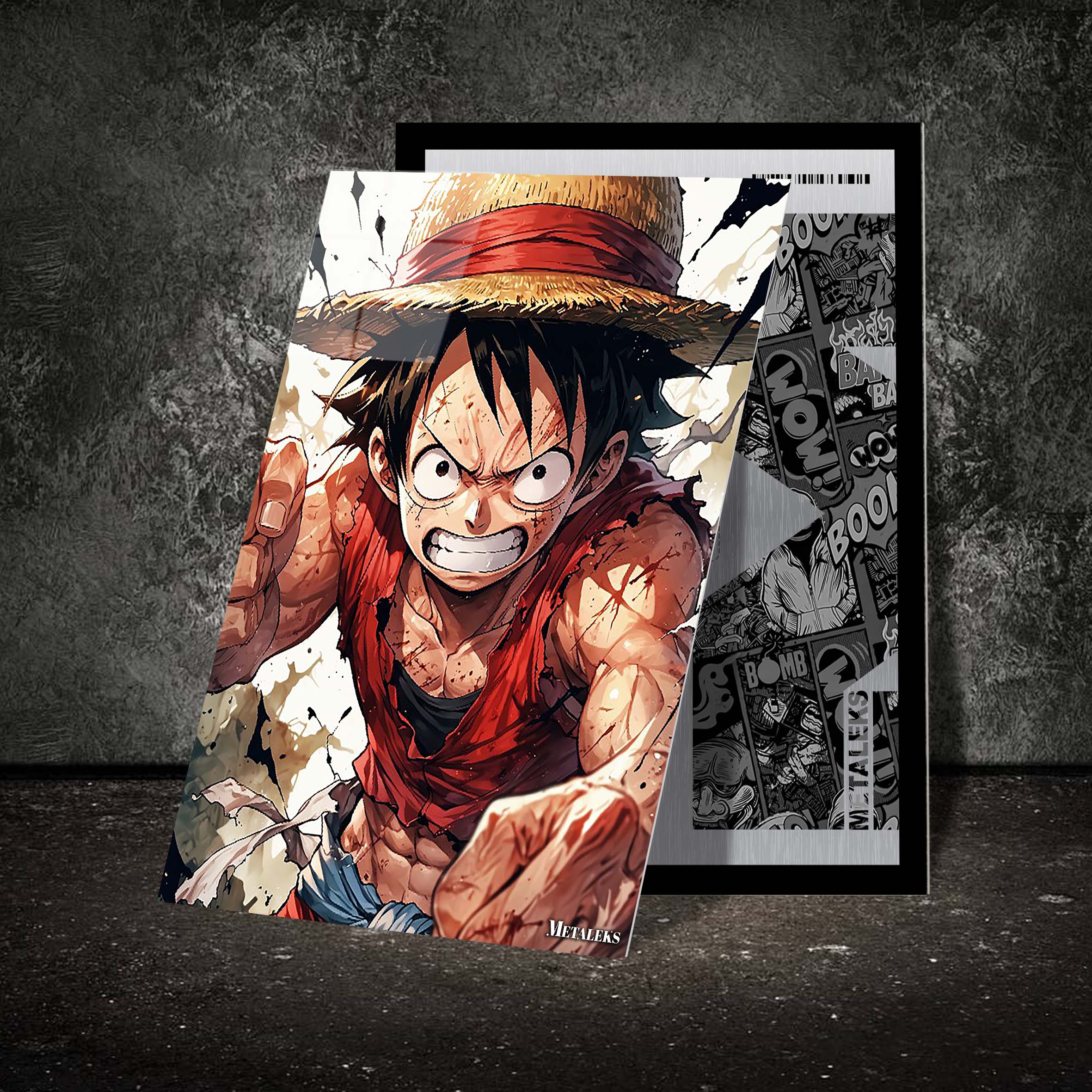Luffy has cuts-designed by @Boogets