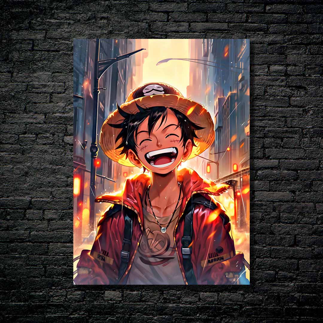 Luffy in the rain lighting-designed by @Vid_M@tion