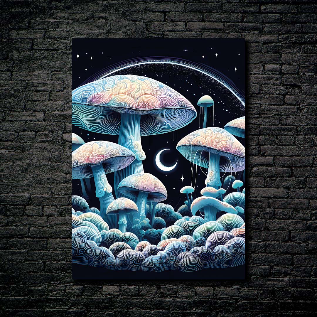 Lunar space mushroom-designed by @Krizeggers