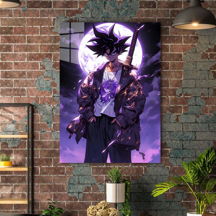 Goku Drip Wall Art for Sale