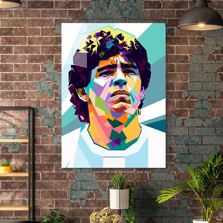 Maradona wpap pop art-designed by @KAVIE