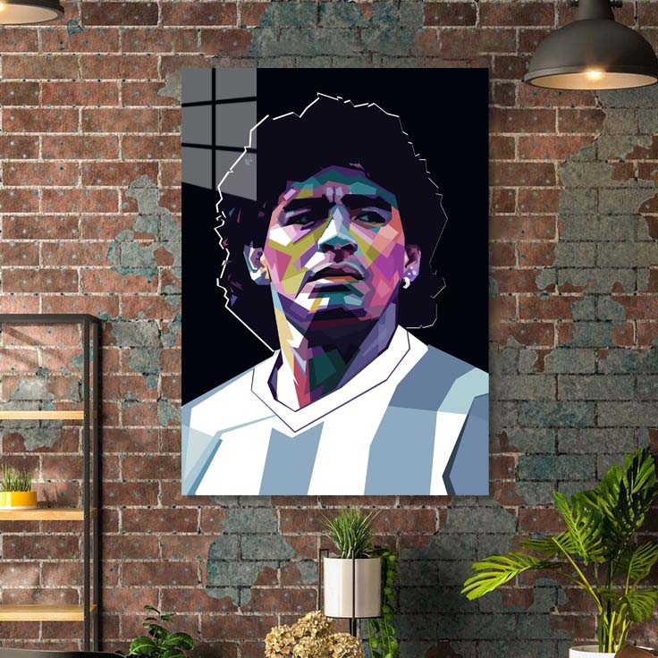Maradona wpap style-designed by @KAVIE