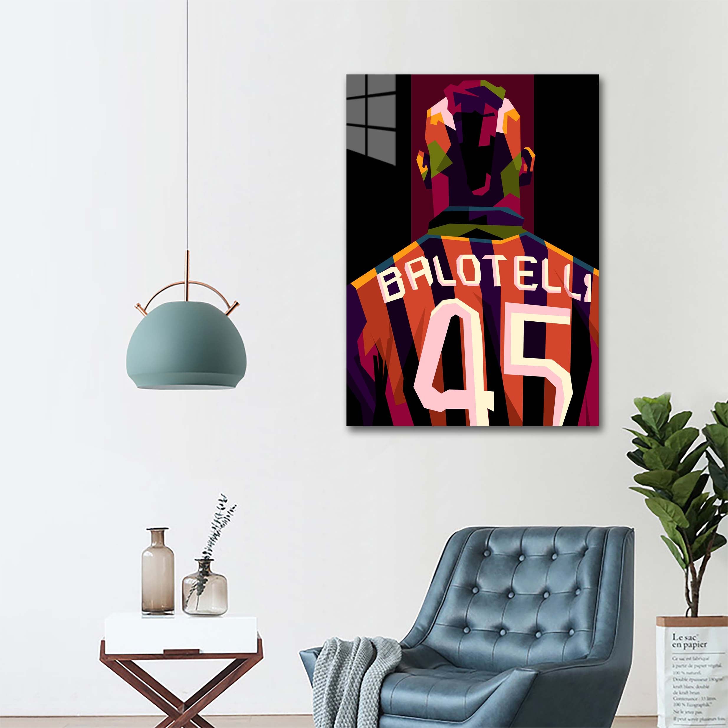 Mario Balotelli in legend pop art-designed by @Amirudin kosong enam