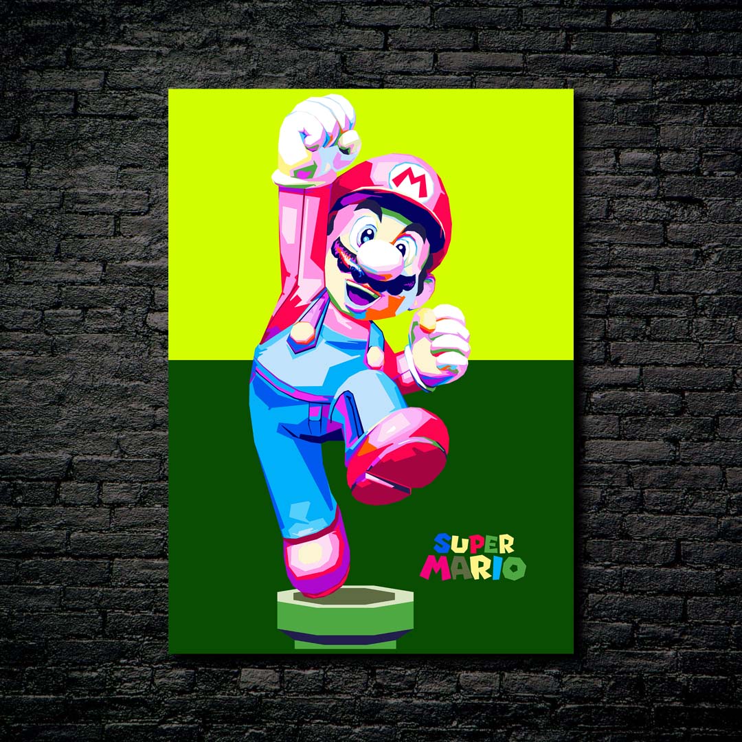 Mario Pop Art-designed by @jajansawutii