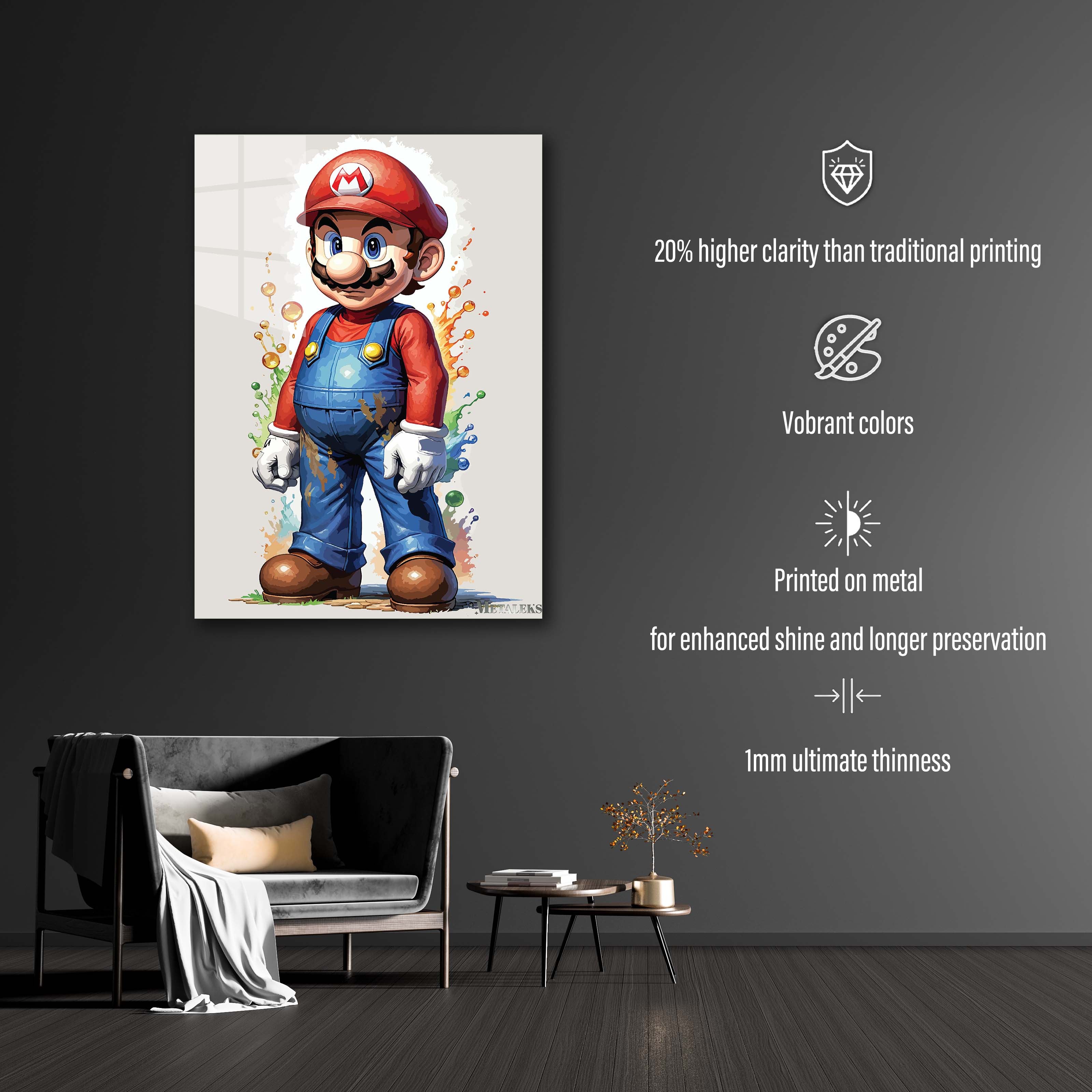 Mario on Art-designed by @Grafity Artistry